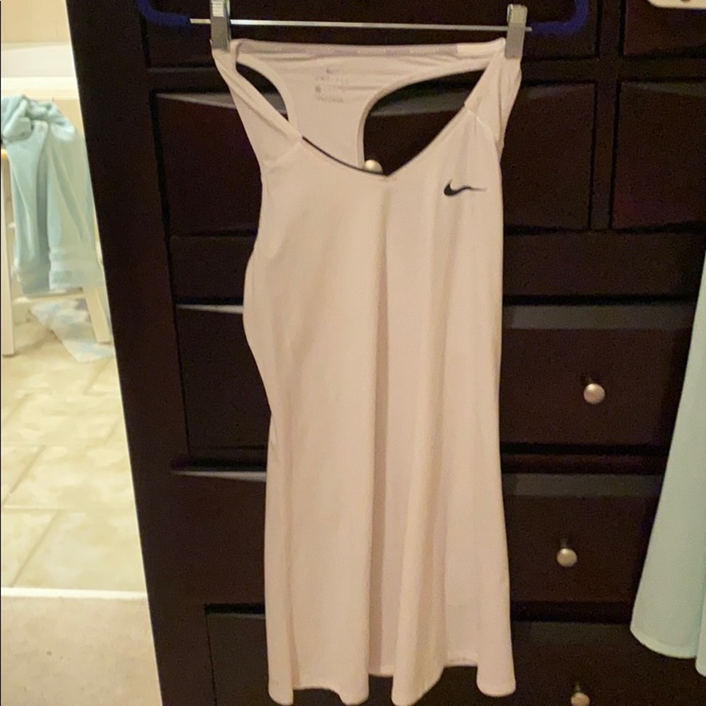 White womens medium Dri fit nike tennis dress
